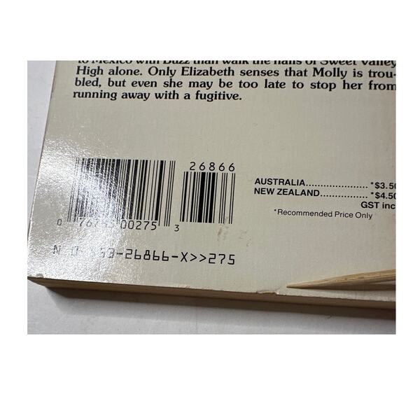 Sweet Valley High 1ST Edition First Print Book #41 Outcast Vintage 1980's - Picture 3 of 9